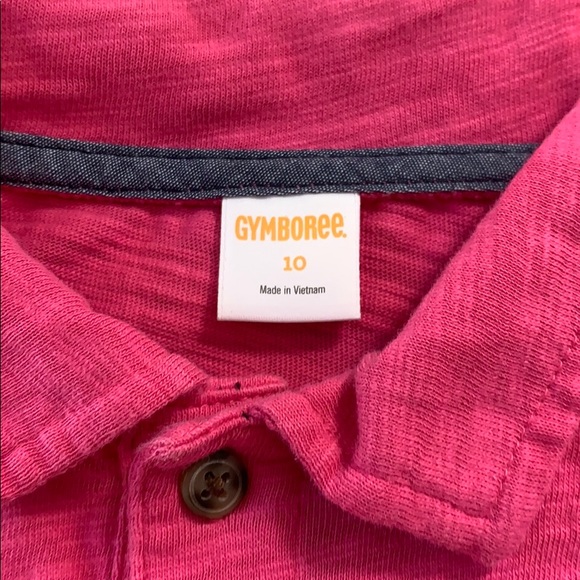 BOGO: Gymboree pink polo shirt size 10 - Picture 3 of 3